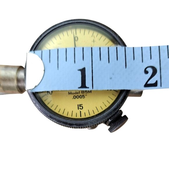 Vintage Federal Dial Indicator Model B5M Precision Gauge Full Jeweled With Arm - Picture 9 of 10